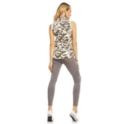 Ärmellose Damen Jeansbluse In Army-Look Camouflage/Grau -Look Motto Verkäufe aermellose damen jeansbluse in army look camouflage grau4