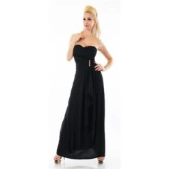 Bodenlanges Cocktail Abendkleid Mit Chiffon-Schleier Schwarz 13 Bodenlanges Cocktail Abendkleid Mit Chiffon-Schleier Schwarz -Look Motto Verkäufe bodenlanges cocktail abendkleid mit chiffon schleier schwarz6