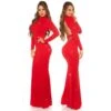 Bodenlanges Damen Glitzer-Abendkleid Red-Carpet Look Rot -Look Motto Verkäufe bodenlanges damen glitzer abendkleid red carpet look rot