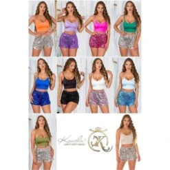 Damen Basic Crop-Top Mit Sexy Ausschnitt Babyblau -Look Motto Verkäufe damen basic crop top mit sexy ausschnitt babyblau8