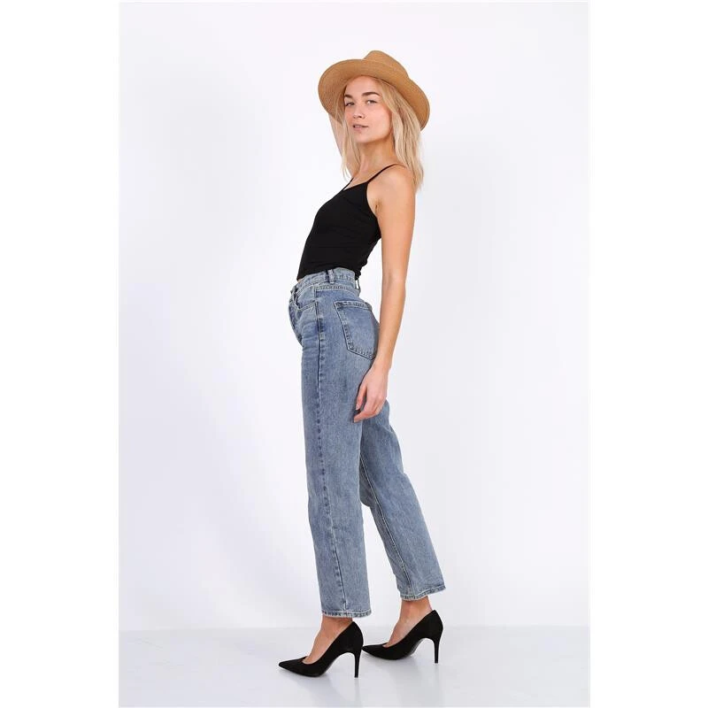 Damen Basic Feinripp Crop Top Mit Spaghettiträgern Schwarz 6 Damen Basic Feinripp Crop Top Mit Spaghettiträgern Schwarz – Bild 4