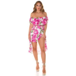 Damen Carmen-Kleid Mit Blumenmuster Inkl. Gürtel Pink 16 Damen Carmen-Kleid Mit Blumenmuster Inkl. Gürtel Pink -Look Motto Verkäufe damen carmen kleid mit blumenmuster inkl guertel pink7