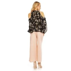Damen Langarm Plissee Bluse Aus Chiffon Mit Blumen Schwarz 9 Damen Langarm Plissee Bluse Aus Chiffon Mit Blumen Schwarz -Look Motto Verkäufe damen langarm plissee bluse aus chiffon mit blumen schwarz4