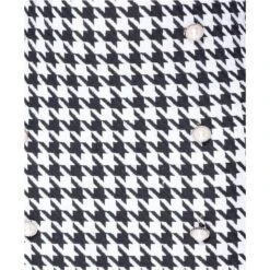 Damen Minirock Mit Hahnentrittmuster Und Knöpfen Schwarz/Weiß -Look Motto Verkäufe damen minirock mit hahnentrittmuster und knoepfen schwarz weiss7