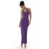 Elegantes Langes Neckholder Abendkleid Lila -Look Motto Verkäufe elegantes langes neckholder abendkleid lila