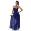 Elegantes Trägerloses Bandeau Abendkleid Aus Chiffon Royal Blau 2 Elegantes Trägerloses Bandeau Abendkleid Aus Chiffon Royal Blau -Look Motto Verkäufe elegantes traegerloses bandeau abendkleid aus chiffon royal blau