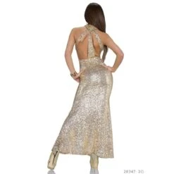 Exklusives Glamour Gala Abendkleid Mit Pailletten Gold 9 Exklusives Glamour Gala Abendkleid Mit Pailletten Gold -Look Motto Verkäufe exklusives glamour gala abendkleid mit pailletten gold3