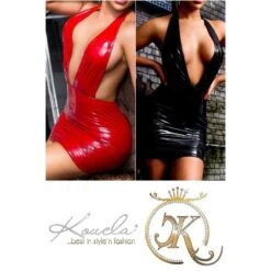Kurzes Vinyl Bodycon Minikleid In Latex-Look Clubwear Rot -Look Motto Verkäufe kurzes vinyl bodycon minikleid in latex look clubwear rot9