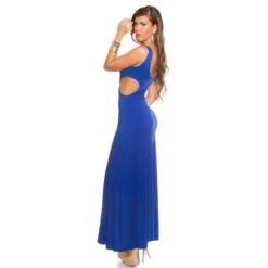 Langes Goddess-Look Maxi-Abendkleid Mit Cut-Outs Royal Blau -Look Motto Verkäufe langes goddess look maxi abendkleid mit cut outs royal blau4