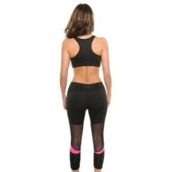 Sexy Crop Sport Top Bauchfrei Sportswear Schwarz -Look Motto Verkäufe sexy crop sport top bauchfrei sportswear schwarz2