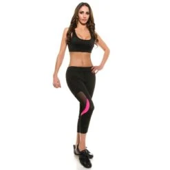 Sexy Crop Sport Top Bauchfrei Sportswear Schwarz -Look Motto Verkäufe sexy crop sport top bauchfrei sportswear schwarz5