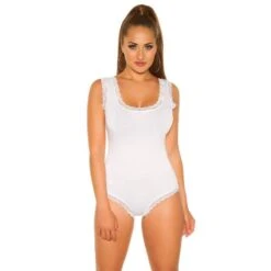 Sexy Damen Body-Top Mit Schnürung Am Rücken Weiß 13 Sexy Damen Body-Top Mit Schnürung Am Rücken Weiß -Look Motto Verkäufe sexy damen body top mit schnuerung am ruecken weiss3