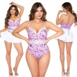 Sexy Damen Body Top Mit Spitze Und Blumenmuster Flieder 11 Sexy Damen Body Top Mit Spitze Und Blumenmuster Flieder -Look Motto Verkäufe sexy damen body top mit spitze und blumenmuster flieder3