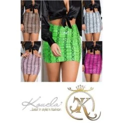 Sexy Damen Minirock In Wetlook Mit Schlangenmuster Braun -Look Motto Verkäufe sexy damen minirock in wetlook mit schlangenmuster braun8