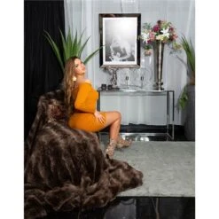 Sexy Damen Off-Shoulder Strickkleid/Longpullover Senfgelb -Look Motto Verkäufe sexy damen off shoulder strickkleid longpullover senfgelb3