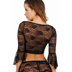 Sexy Damen Wickeltop Aus Spitze Clubwear Gogo Schwarz 7 Sexy Damen Wickeltop Aus Spitze Clubwear Gogo Schwarz -Look Motto Verkäufe sexy damen wickeltop aus spitze clubwear gogo schwarz3