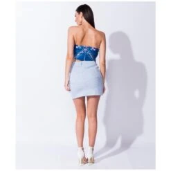 Sexy Kurzer Damen Minirock Aus Cord Hellblau -Look Motto Verkäufe sexy kurzer damen minirock aus cord hellblau5