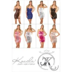 Trägerloses Glamour Satin Abendkleid Mit Pailletten Lachs 15 Trägerloses Glamour Satin Abendkleid Mit Pailletten Lachs -Look Motto Verkäufe traegerloses glamour satin abendkleid mit pailletten lachs7